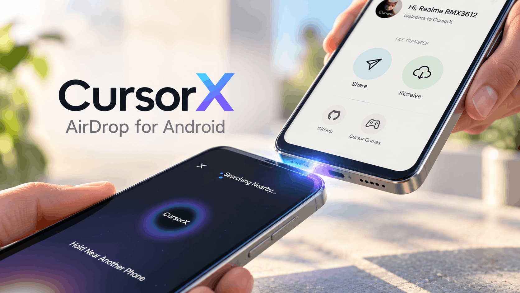 CursorX Web App Interface