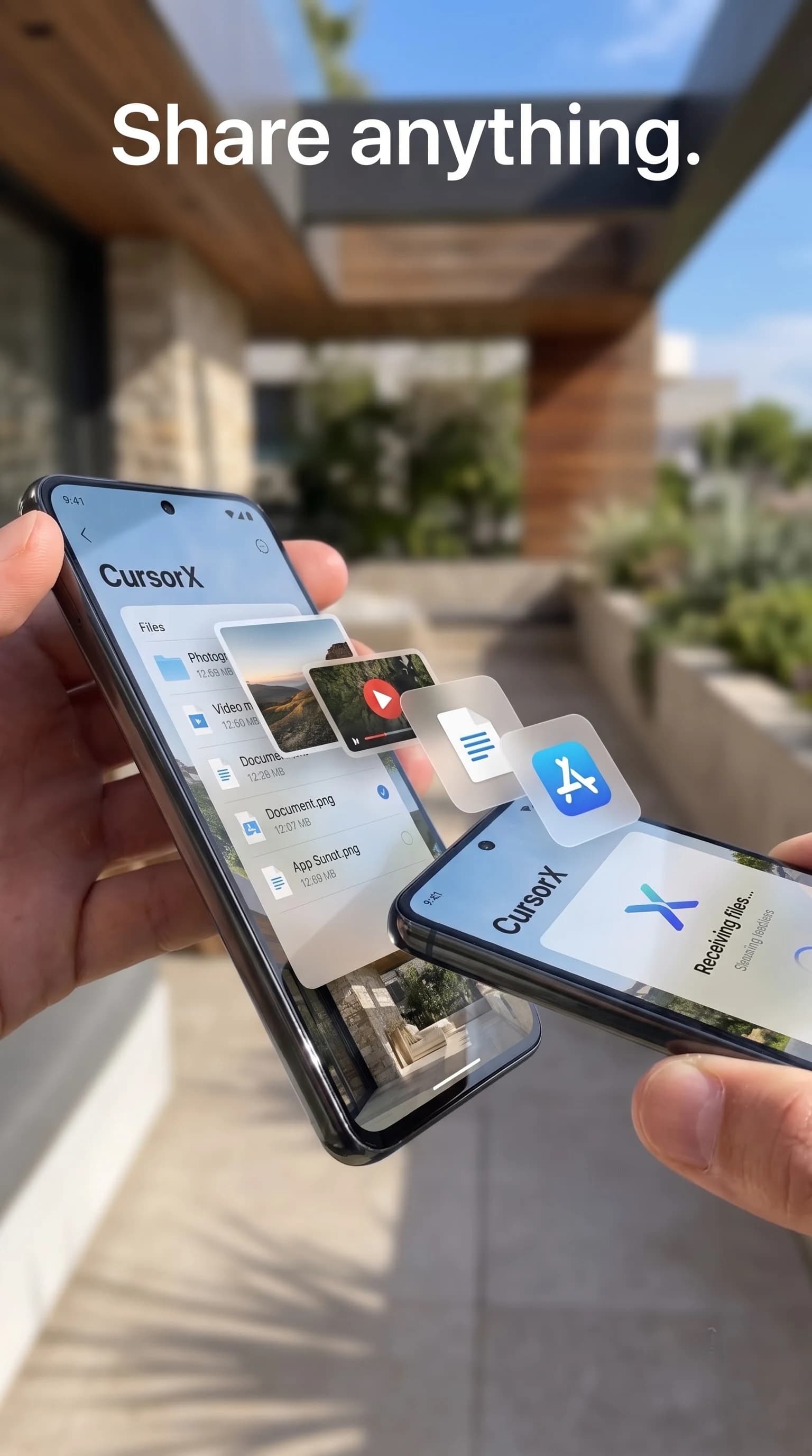 CursorX Direct P2P File Transfer